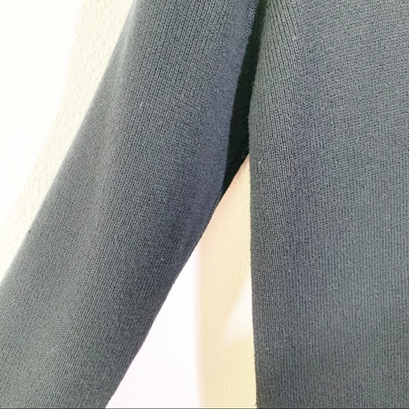 Kikit Black Sweater Faux Fur Removable Collar - Picture 3 of 4